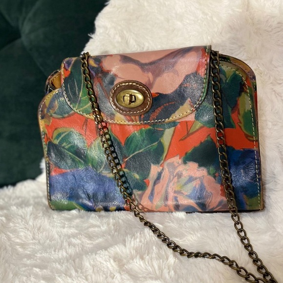 Patricia Nash Leather Babuino Chain purse - Picture 1 of 3